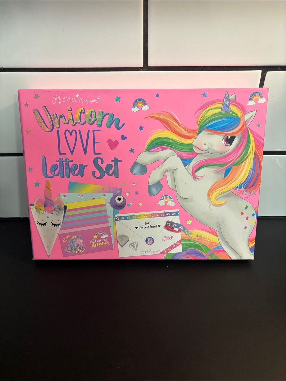 Depesche Ylvi and the Minimoomis Unicorn Love Letter Set
